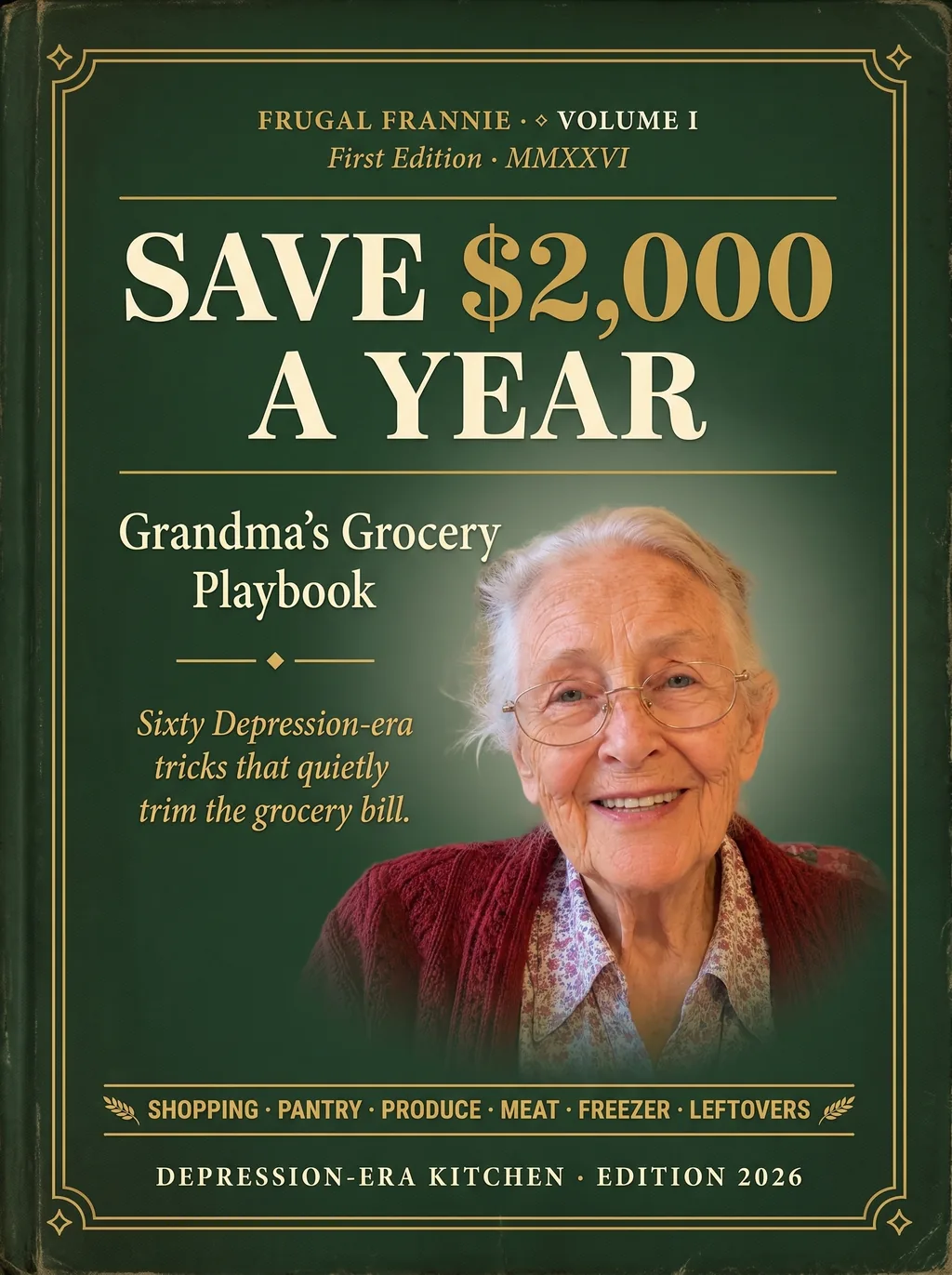 Grandma's Grocery Playbook cover